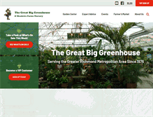 Tablet Screenshot of greatbiggreenhouse.com